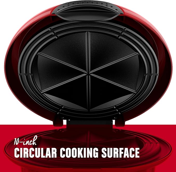 George Foreman Electric Quesadilla Maker, Red, GFQ001 10 Inch