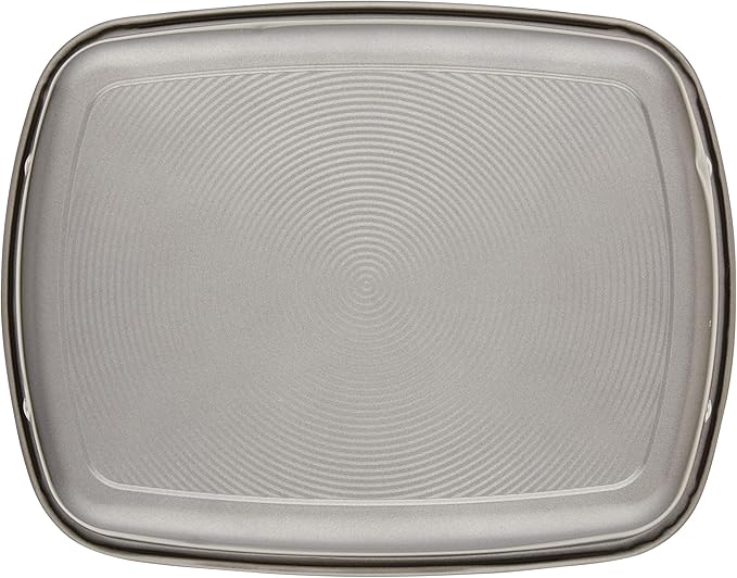 Circulon Nonstick Roasting Pan/Roaster with Rack - 17 Inch x 13 Inch,Gray,(Pack of 3)