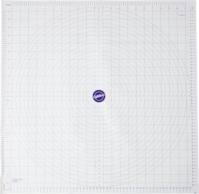 Wilton Measuring Mat, Polyester, White, 60.4 cm x 59.1 cm