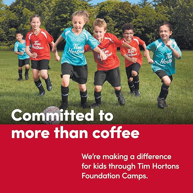 Tim Hortons French Vanilla, Flavored Roast Ground Coffee, Perfectly Balanced, Always Smooth, Made with 100% Arabica Beans, 12 Ounce Bag