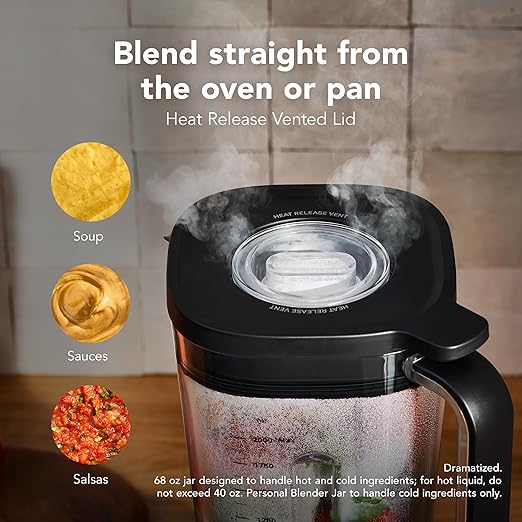 KitchenAid Pure Power Blender with 2 Personal Blending Jars, 1700 Watt Peak Power*, KSB2078, Porcelain White