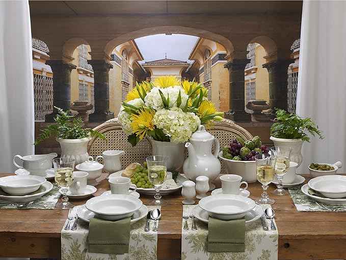Mikasa French Countryside 5-Piece Place Setting, Cream