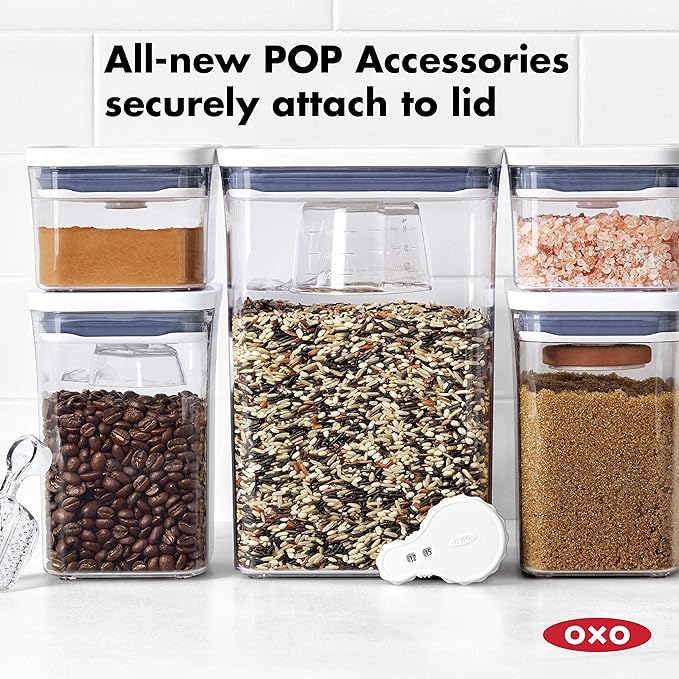OXO Good Grips POP Container, 1.2 Qt - Rectangle - Pasta, Transparent