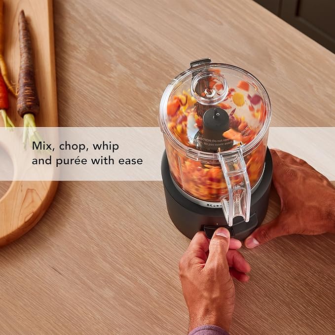 KitchenAid Go™ Cordless Bundle with Hand Mixer, Food Chopper and Kitchen Vacuum - battery included, KBUR131, Black Matte