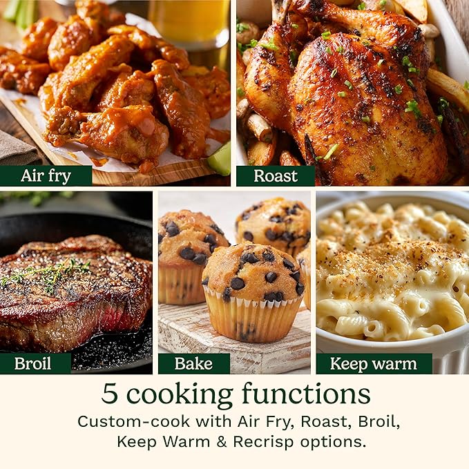 Cuisinart ClearView Large 9-Quart Basket Air Fryer with ClearView Window, Digital Control Panel, 5 Functions, 3 Air Fry Presets, 2 Custom Presets, Easy Clean, PFAS-Free, 3 -Year Warranty, AFC-9