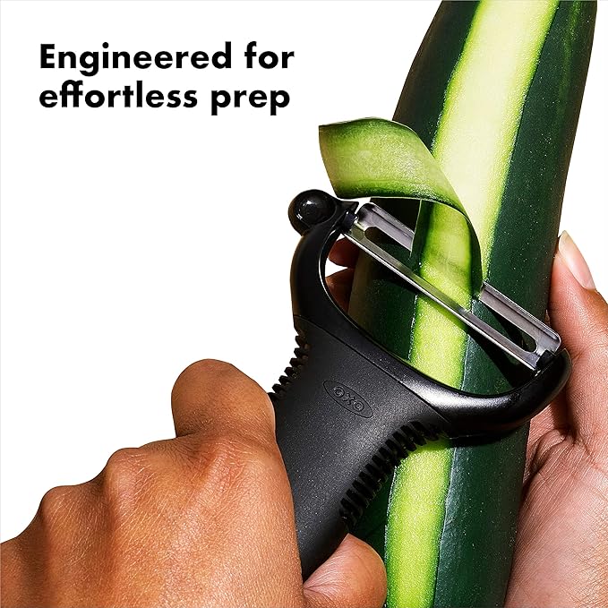 OXO Good Grips Pro Swivel Peeler and OXO Good Grips Y-Peeler
