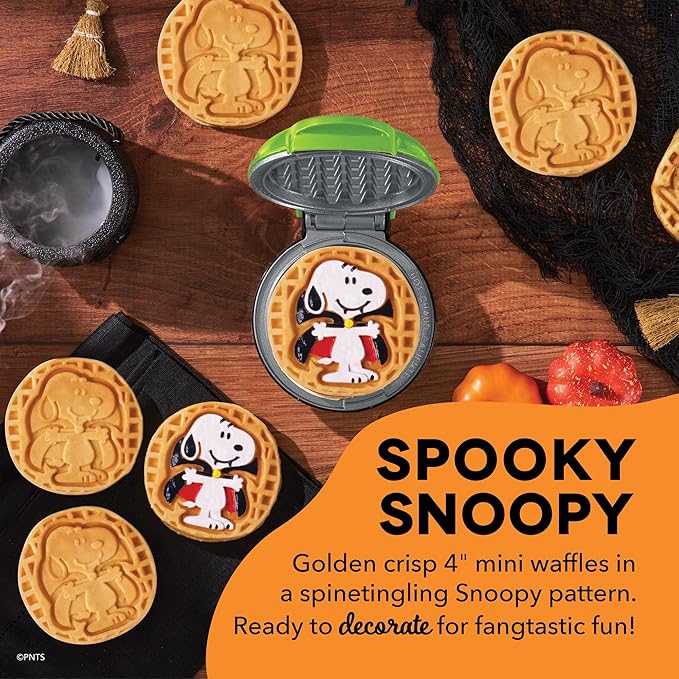 Peanuts x Dash Snoopy Vampire Mini Waffle Maker