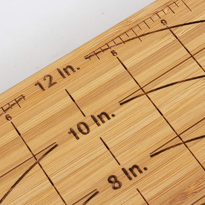 Totally Bamboo Reversible Baker's Board and Carving Butcher Block with Juice Grooves