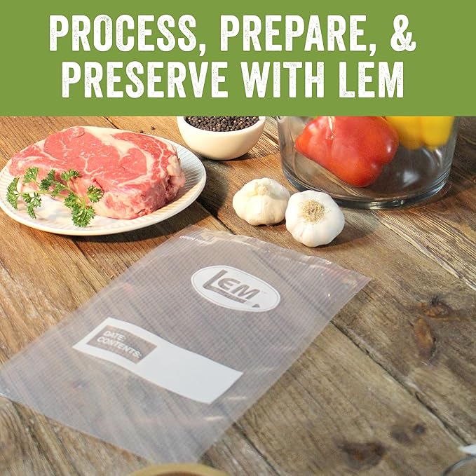 LEM Products MaxVac Combo Pack of Vacuum Sealer Bags and Rolls, Compatible with Major Vacuum Sealer Brands