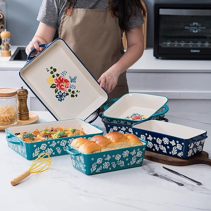 Wisenvoy Bread Pan Loaf Pan Ceramic Bread Pans for Baking Meatloaf Pan Nonstick Loaf Pans