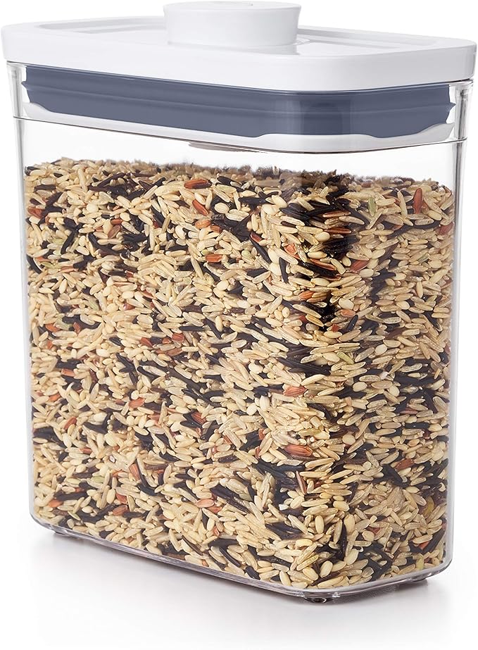 OXO Good Grips POP Container, 1.2 Qt - Rectangle - Pasta, Transparent