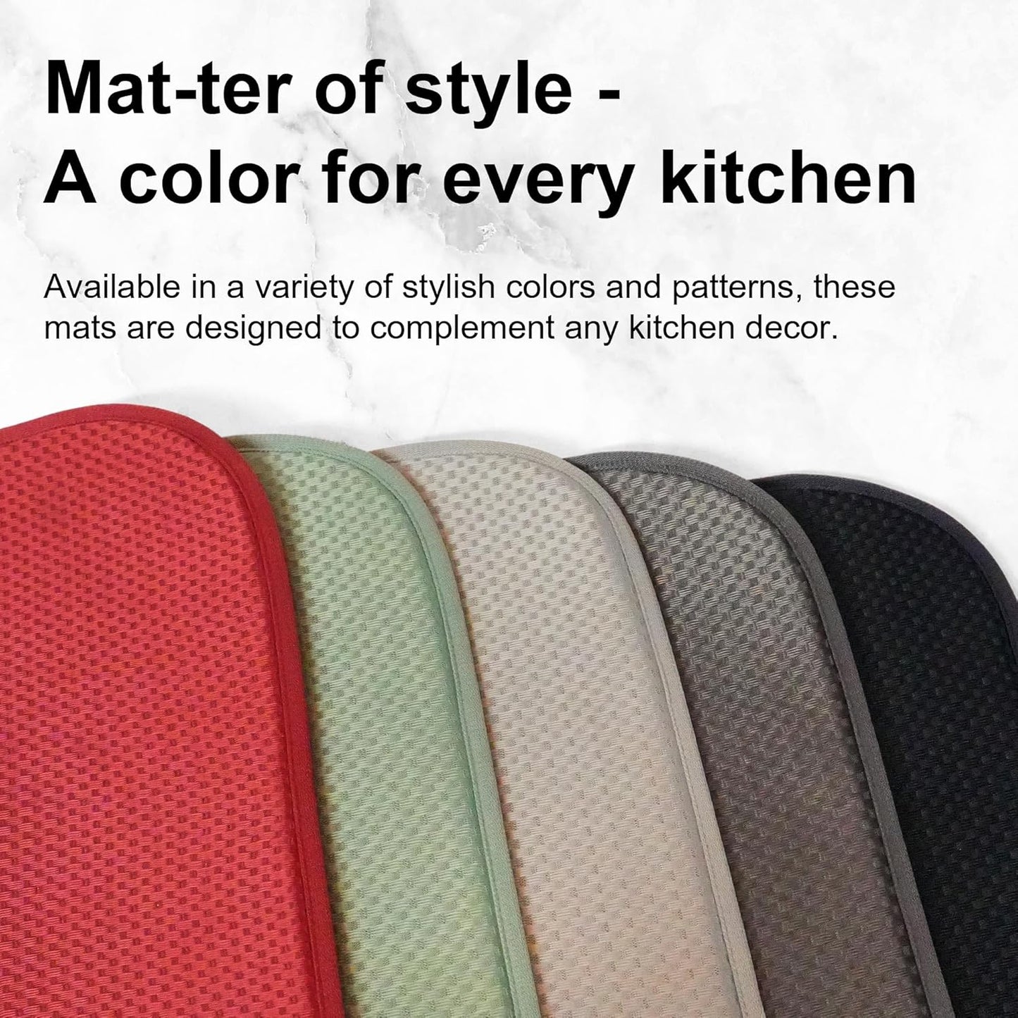 2-Pack Light Gray Dish Drying Mats 17” x 24” – XL Kitchen Drying Mat for Counter, Super Absorbent Microfiber Dish Drying Mat, Foldable Large Dish Drying Mat, Pots, Pans – Dish Drainer Mat