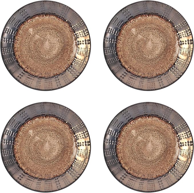 Mikasa Gourmet Basics Verona 16-Piece Stoneware Dinnerware Set, Service for 4, Includes Dinner Plates, Salad Plates, Soup Bowls and Mugs, Dishwasher and Microwave Safe