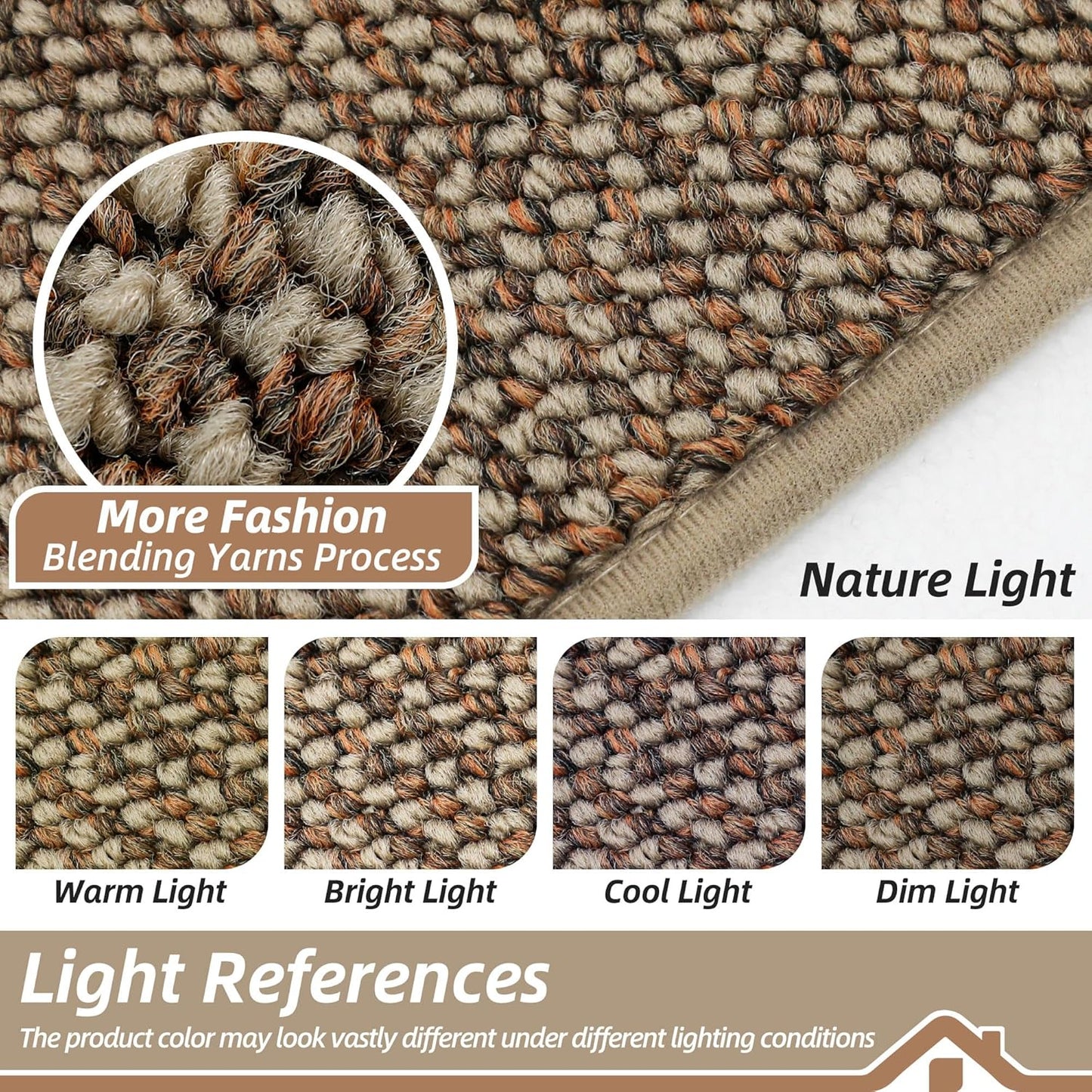 BEQHAUSE Kitchen Rugs and Mats 2PCS, Non-Slip Kitchen Mats for Floor, Absorbent and Stain Resistant Kitchen Runner, Machine Washable Rugs for Kitchen, Laundry & Sink, 24"x36"+24"x60", Taupe