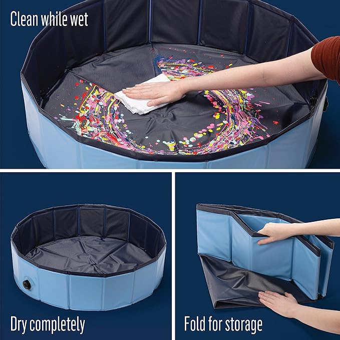 FolkArt Drizzle Pop-Up Splash Guard, Durable Tool for DIY Paint Pouring Arts and Crafts Projects, 50824