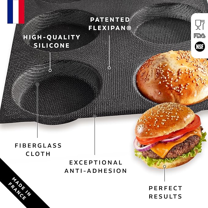 Silpat Flexipan 6 Perfect Buns Mold