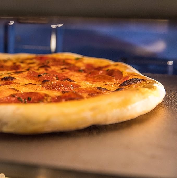 ThermiChef 14x20 Pizza Steel, 1/4" Thick, 19.2 lbs - Cooking Steel for Oven & Grill - Made in USA