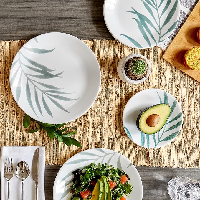 Corelle Dinner Plate, Solar Print, 12 pc Set