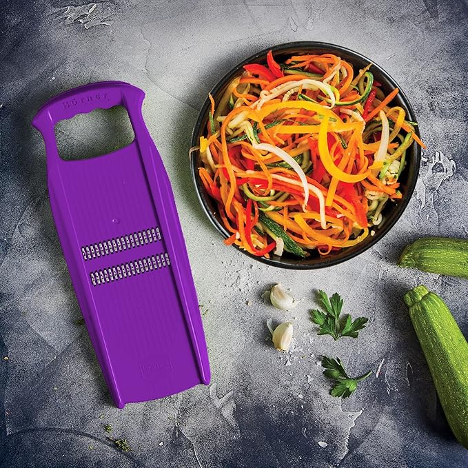 BORNER Roko PowerLine | Vegetable Grater Börner - Quality Made in Germany, Color:Violett