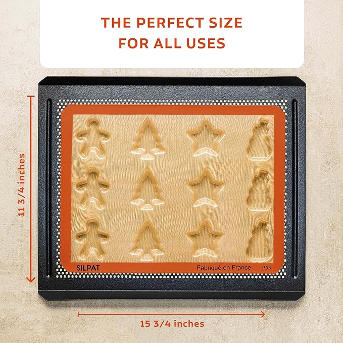 Silpat The Original Holiday Treats Baking molds, 11 5/8" x 15 3/4"