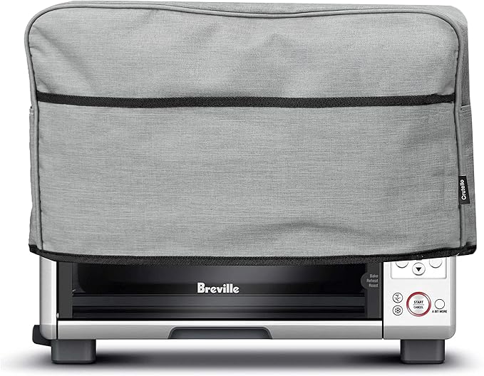 Crutello 4 Slice Toaster Oven Cover with Storage Pockets Dust Covers for Kitchen Appliances