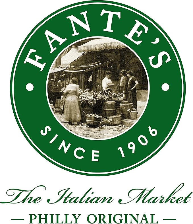 Fantes No-Peel, Self Cleaning Garlic Press, 6.25 x 1-Inches, the Italian Market Original since 1906