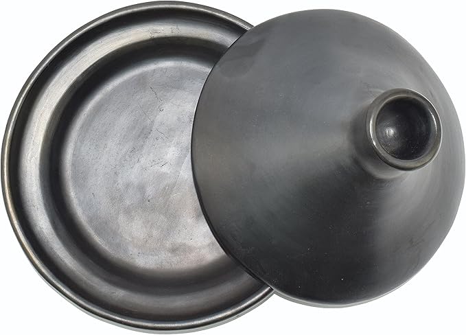 Ancient Cookware, Chamba Clay Tagine, Large, 1.5 Quarts