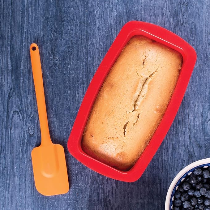 Mrs. Anderson's Baking Silicone Loaf Bread Pan, Non-Stick European-Grade Silicone