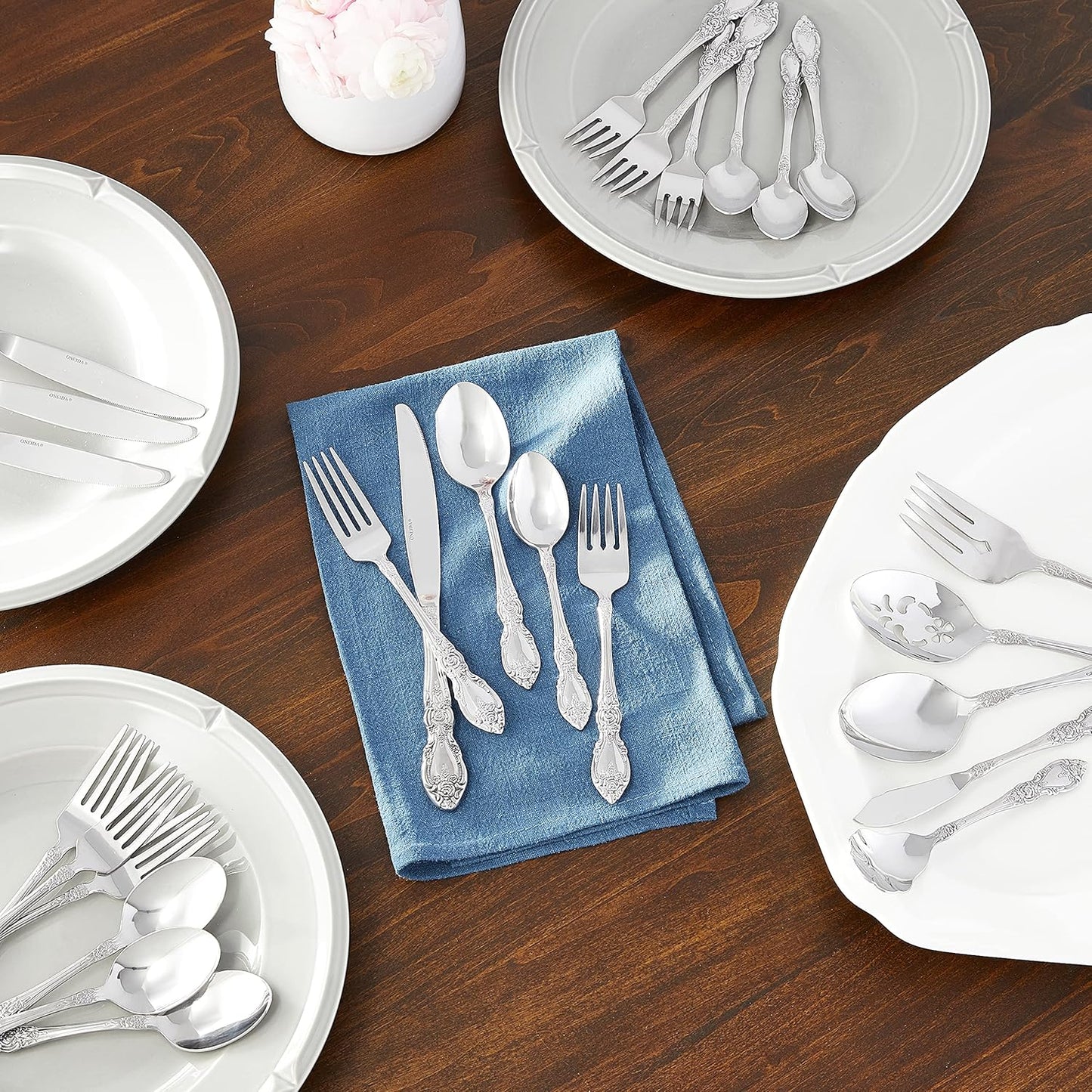 Oneida Wordsworth Flatware 45 pieces (Service for 8)