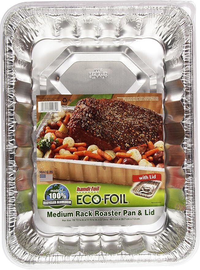 Handi-Foil Cook-N-Carry Medium Roaster with Lid