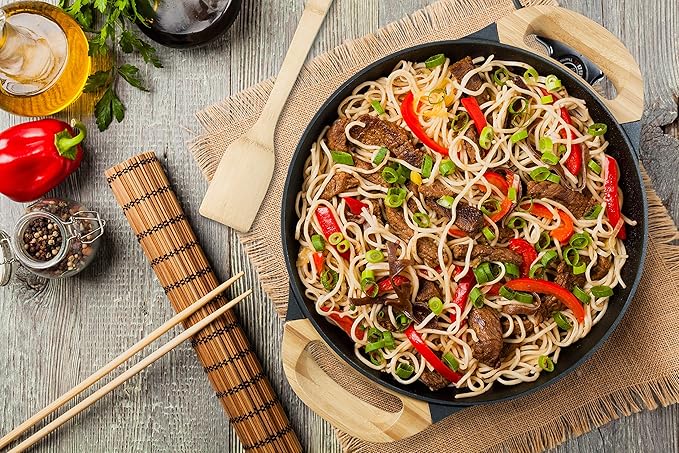 Bestron AEW100AS Electric Wok, Metal, 5 Litres